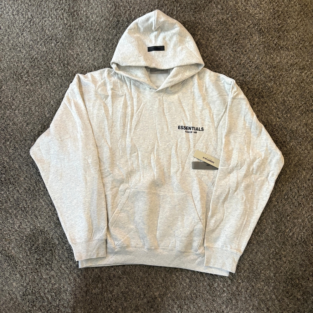 Fear of God Essentials Hoodie 'Light Oatmeal' SS22